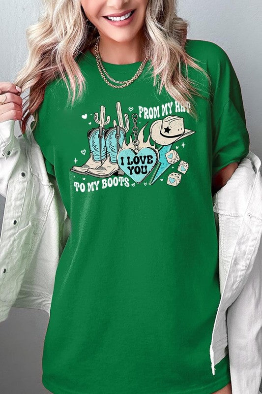 From My Hat to Boots Tee - Plus Size