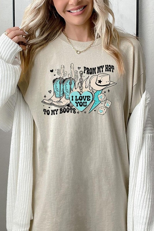 From My Hat to Boots Tee - Plus Size