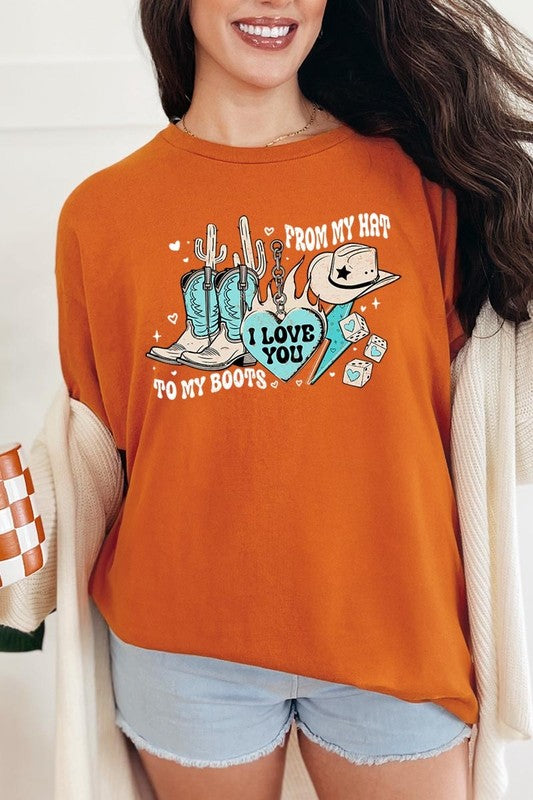 From My Hat to Boots Tee - Plus Size