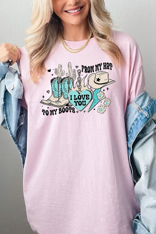 From My Hat to Boots Tee - Plus Size