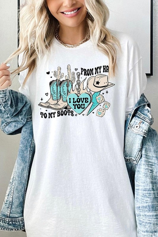 From My Hat to Boots Tee - Plus Size