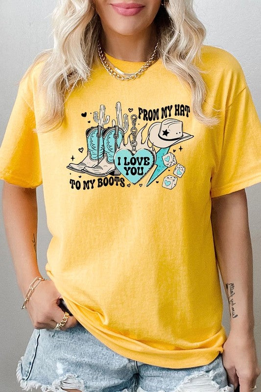 From My Hat to Boots Tee - Plus Size