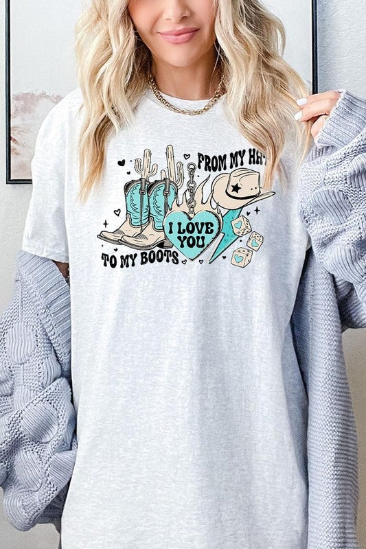 From My Hat to Boots Tee - Plus Size