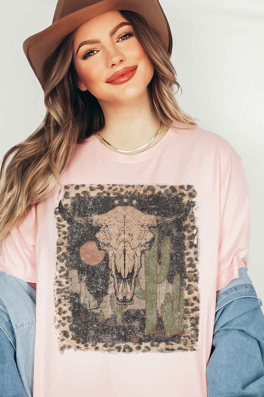 Desert Cattle Short Sleeve Tee - Plus Size