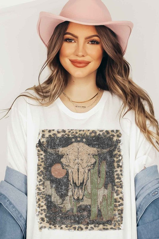 Desert Cattle Short Sleeve Tee - Plus Size