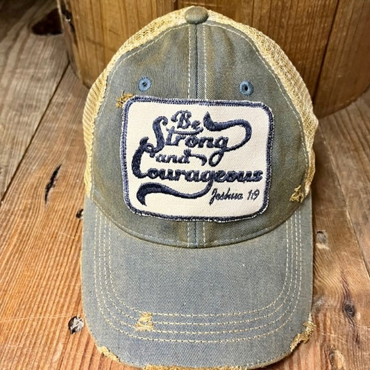 Be Strong & Couragous Hat