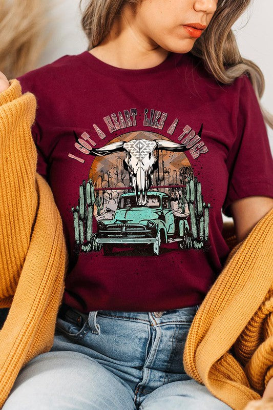 Heart Like A Truck Tee