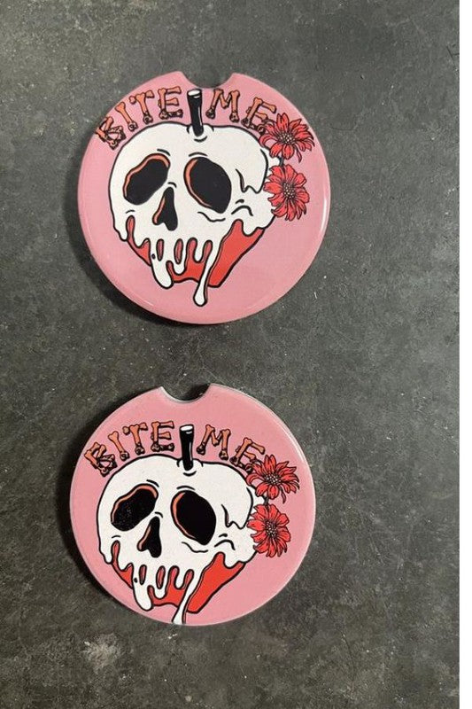 Bite Me Car Coaster