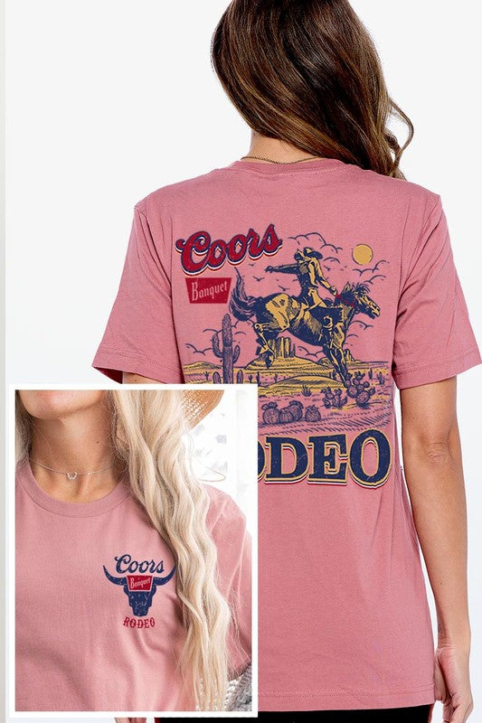 Coors Banquet Rodeo Bronc Tee