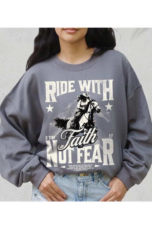 Ride with Faith Crewneck Sweatshirt