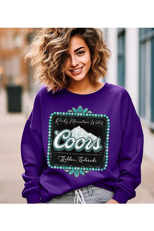 Coors Rocky Mountain Crewneck Sweatshirt