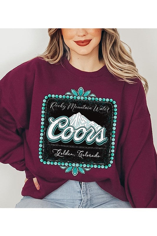 Coors Rocky Mountain Crewneck Sweatshirt
