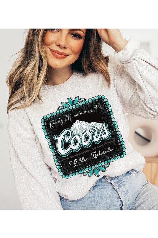 Coors Rocky Mountain Crewneck Sweatshirt