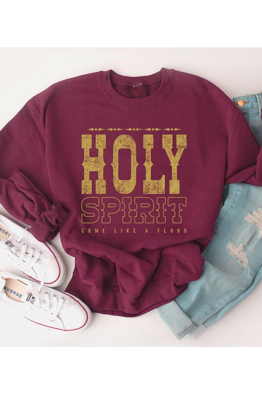 Holy Spirit Come Crewneck Sweatshirt