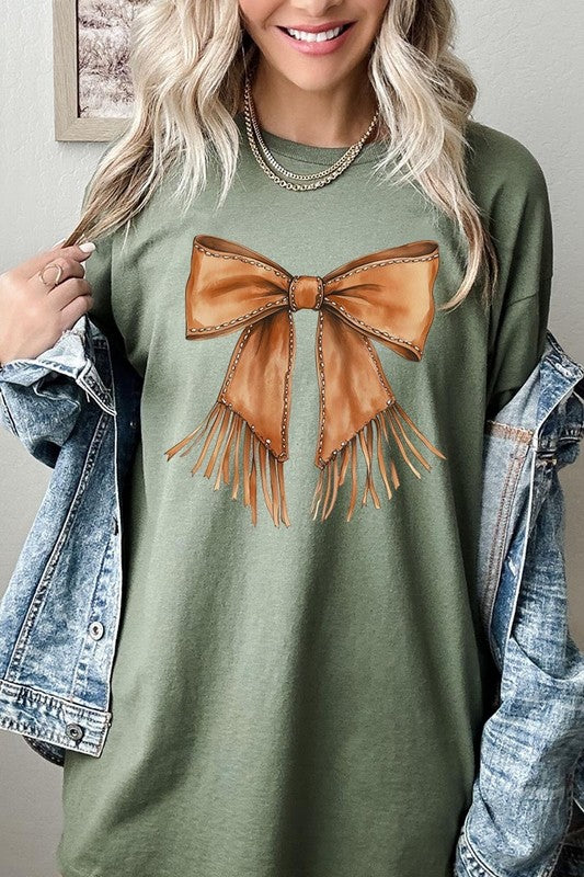 Western Bow Tee - Plus Size