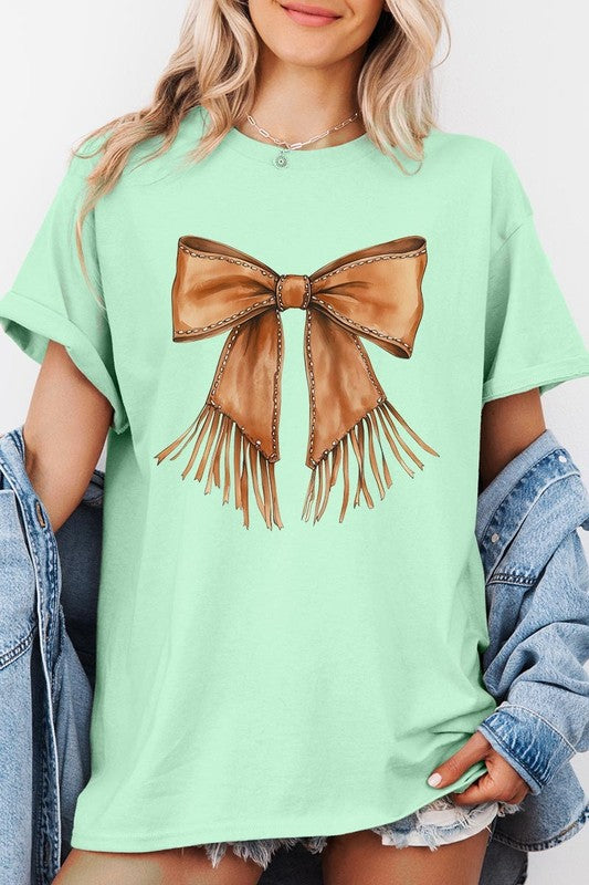 Western Bow Tee - Plus Size
