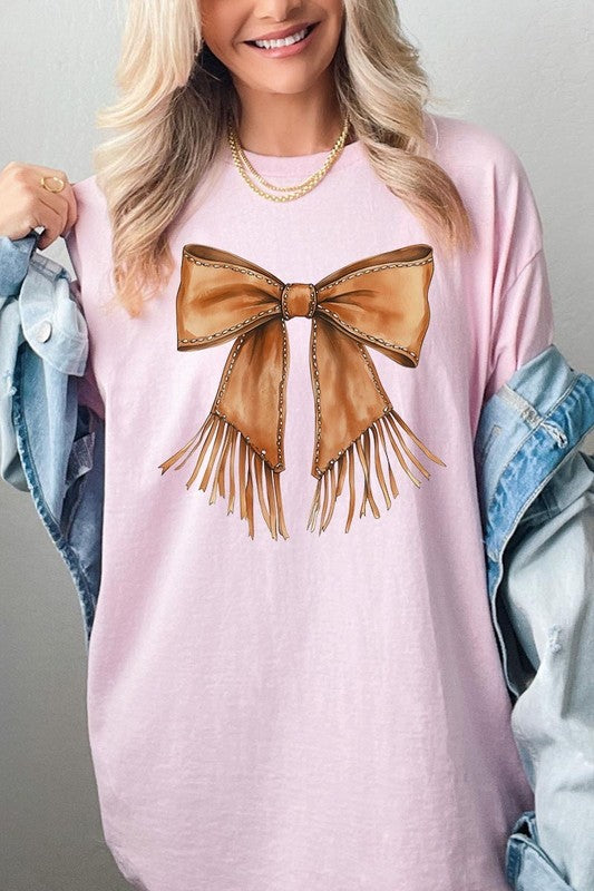 Western Bow Tee - Plus Size