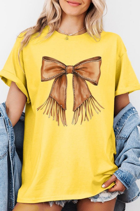 Western Bow Tee - Plus Size