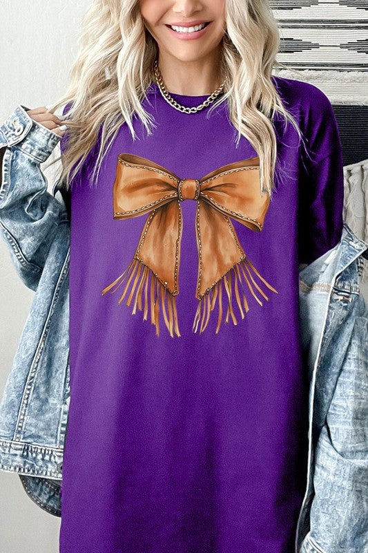 Western Bow Tee - Plus Size