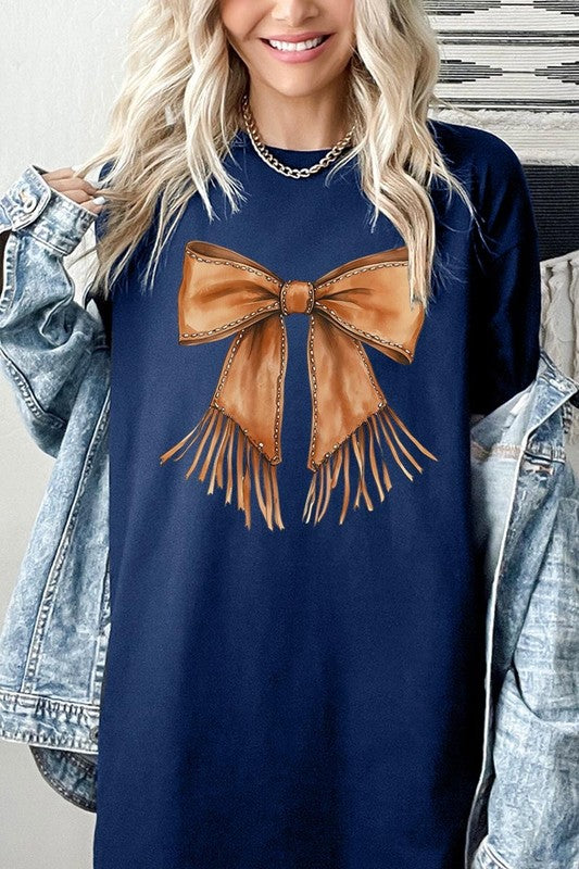 Western Bow Tee - Plus Size