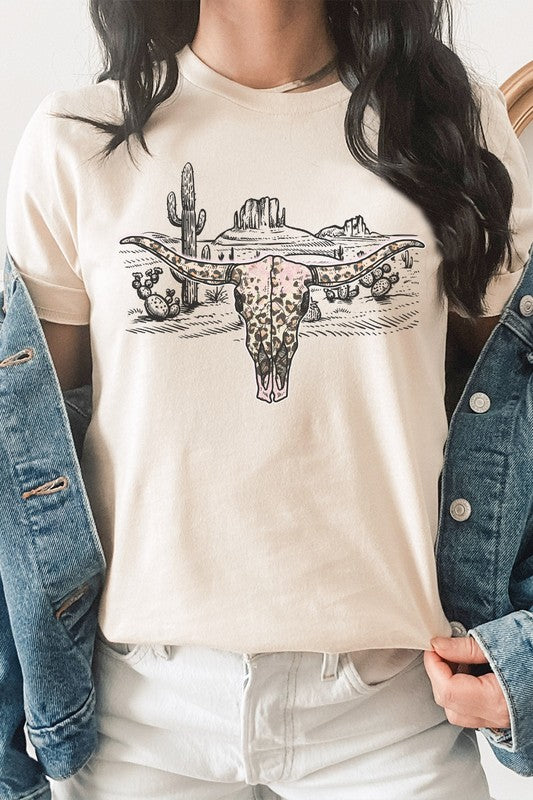 Longhorn Desert Tee