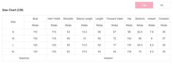 Bow Print Knit Lounge Set