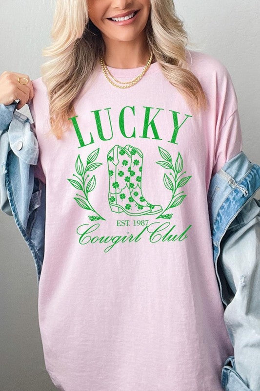 Lucky Cowgirl Tee - Plus Size