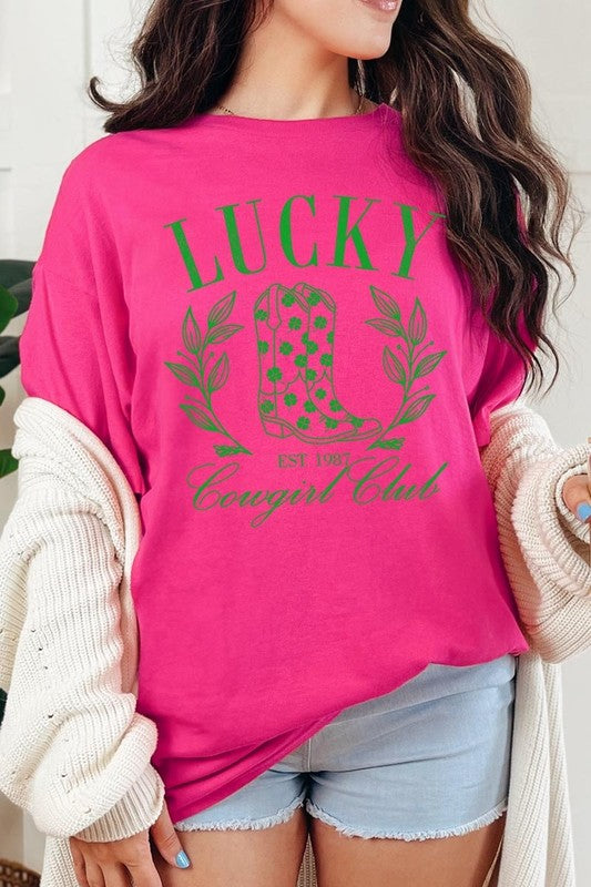 Lucky Cowgirl Tee - Plus Size