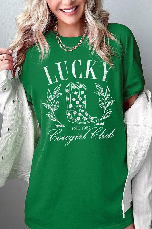 Lucky Cowgirl Tee - Plus Size