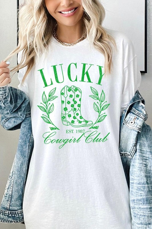 Lucky Cowgirl Tee - Plus Size