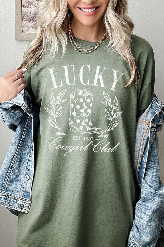 Lucky Cowgirl Tee - Plus Size