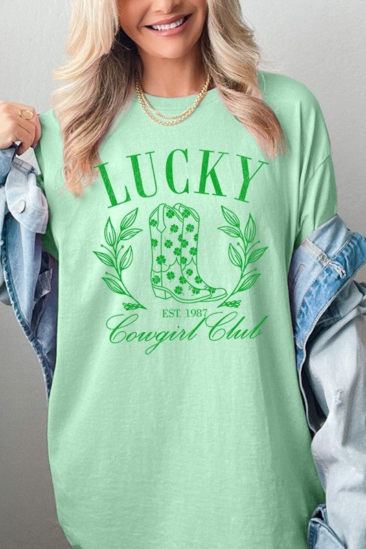 Lucky Cowgirl Tee - Plus Size