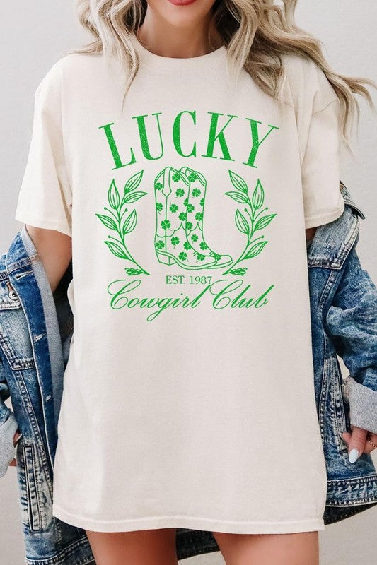 Lucky Cowgirl Tee - Plus Size
