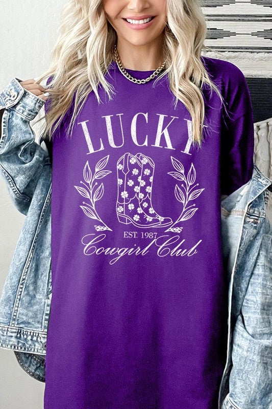 Lucky Cowgirl Tee - Plus Size