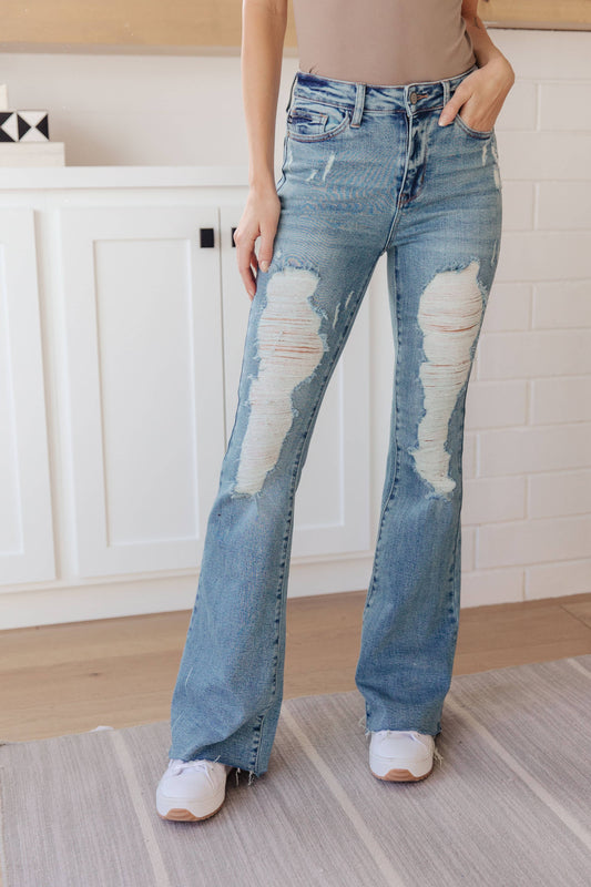 Dixie Distressed Flare