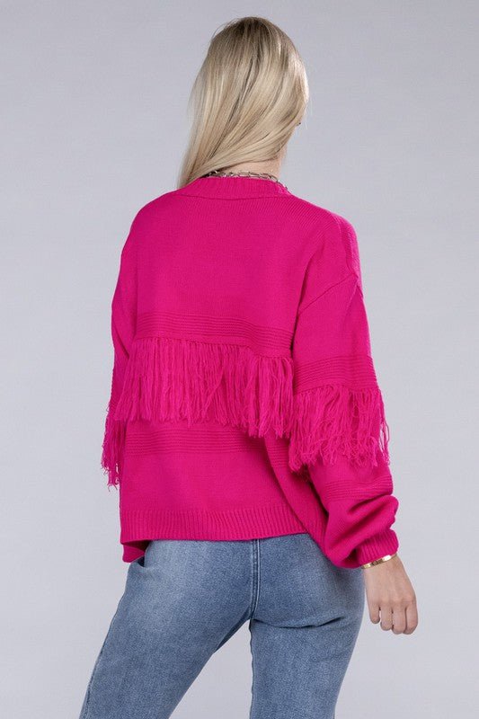 Hey Barbie Tassel Cardigan