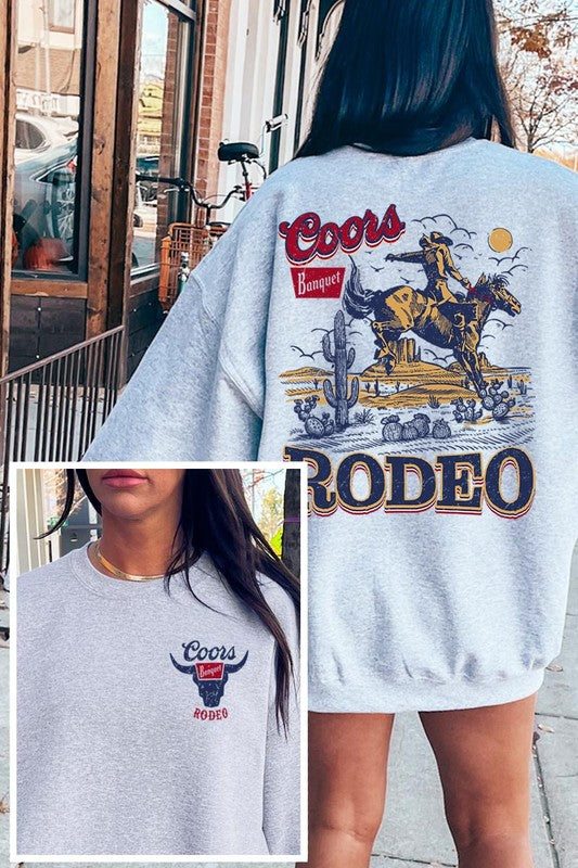 Coors Banquet Rodeo Crewneck Sweatshirt