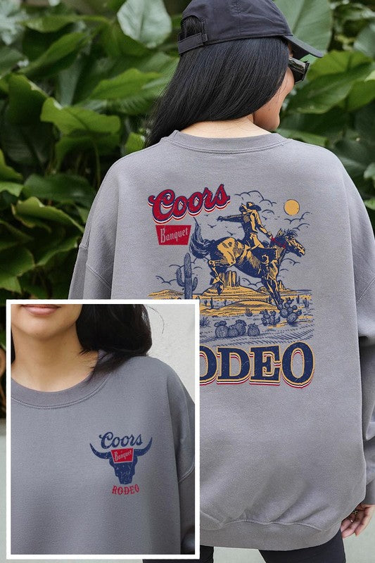 Coors Banquet Rodeo Crewneck Sweatshirt