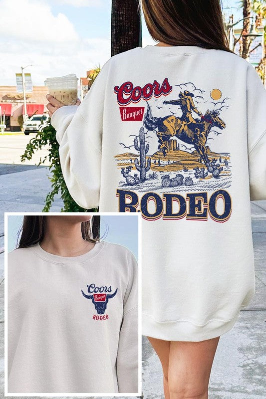 Coors Banquet Rodeo Crewneck Sweatshirt