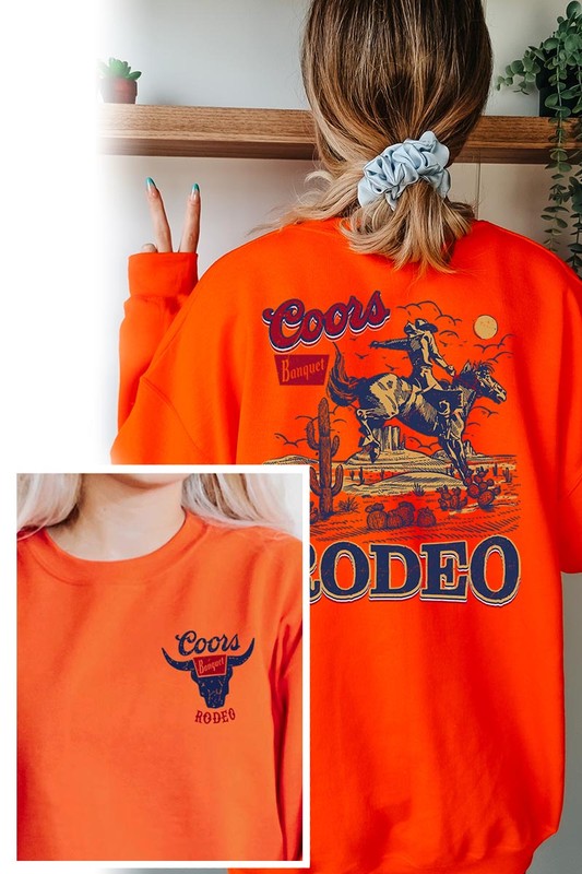 Coors Banquet Rodeo Crewneck Sweatshirt