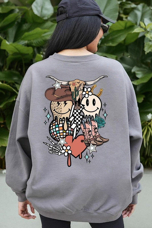 Disco Cowgirl Crewneck Sweatshirt