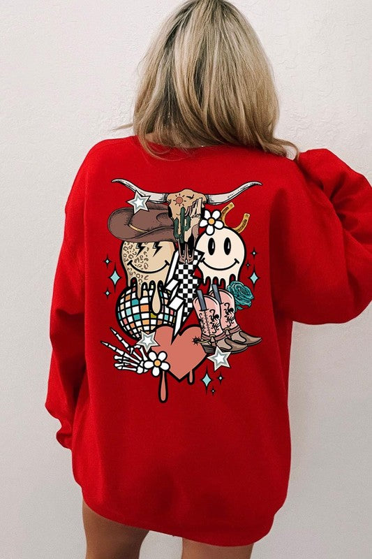 Disco Cowgirl Crewneck Sweatshirt