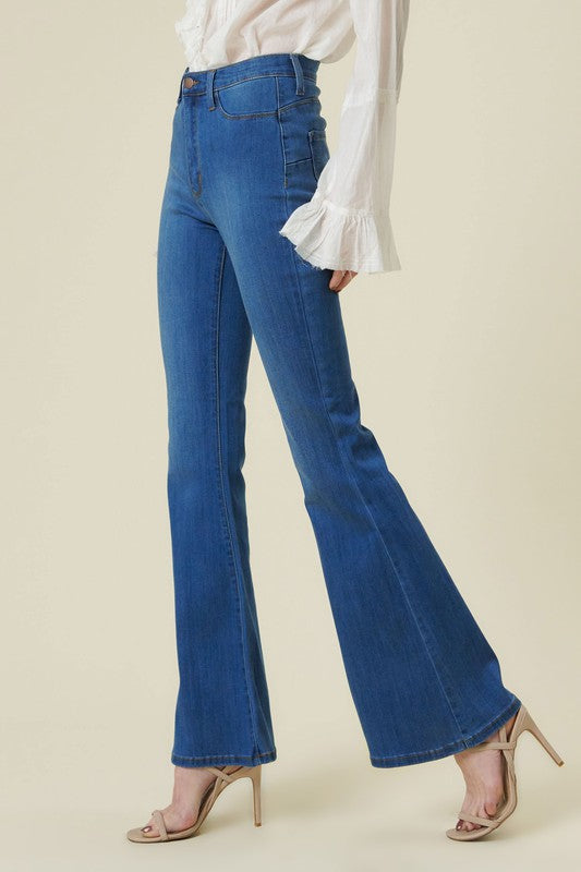 Show Me The Curves Flare Jean