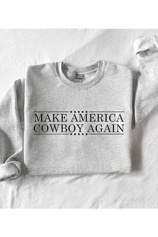 Make America Cowboy Again Crewneck Sweatshirt