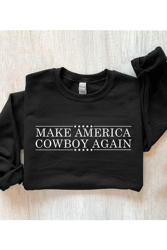 Make America Cowboy Again Crewneck Sweatshirt