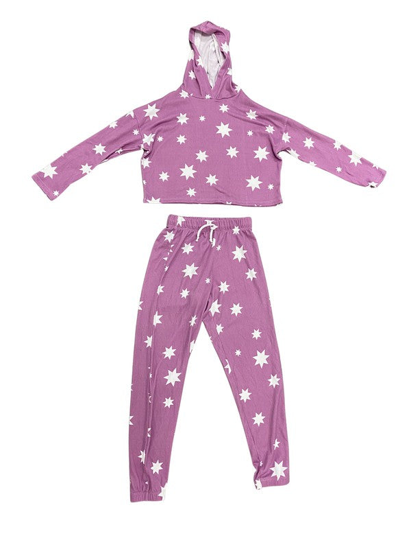 Kids Star Hoodie & Jogger Set