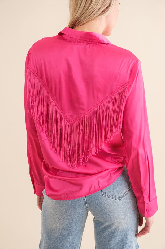 Cowgirl Barbie Fringe Top