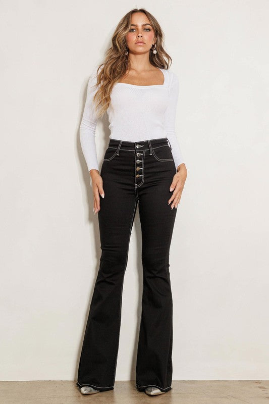 Nashville High Rise Flare Jeans