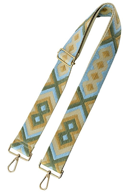 Aztec Tribal Pattern Crossbody Strap - Style 4