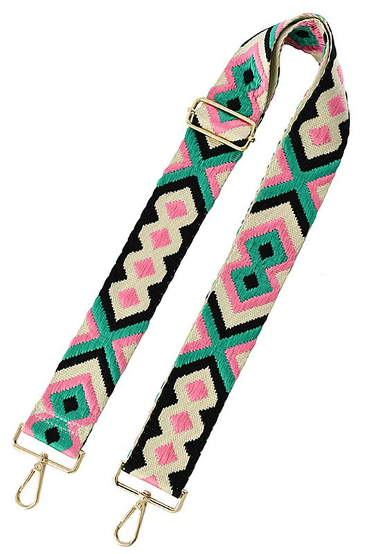 Aztec Tribal Pattern Crossbody Strap - Style 4